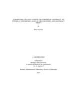 A marketing strategy lens on the concept of legitimacy : an interplay of purpose values of organizations and legitimacy theory