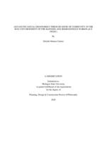 Advancing social ergonomics through sense of community in the built environment of the blended and homogeneous workplace (WSOC