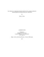 Pay for play : the role of the courts in NCAA regulation of amateurism in intercollegiate athletics