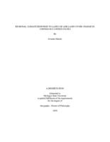 Regional climate response to land use and land cover change in contiguous United States