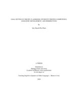 Goal setting in the EFL classroom : students' writing competence, linguistic development, and perspectives