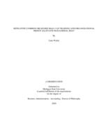 Mitigating common measures bias : can training and organizational design alleviate managerial bias?