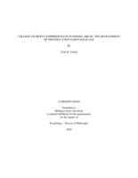 College students' experiences of economic abuse : the development of the education sabotage scale