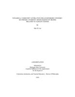 Towards a community of practice for an informed citizenry : secondary students' sense-making of graphs related to climate change