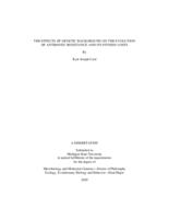 The effects of genetic background on the evolution of antibiotic resistance and its fitness costs