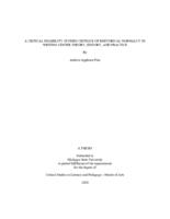 A critical disability studies critique of rhetorical normalcy in writing center theory, history, and practice