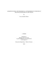 Adsorption media for the removal of phosphorus in subsurface drainage for Michigan corn fields