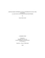 Distinguishing different levels of representation in the acoustics : a case study in Scottish English epenthesis