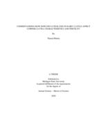 Understanding how induced luteolysis in dairy cattle affect corpora lutea characteristics and fertility