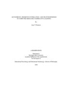 Asynchrony, promotive interaction, and trustworthiness in computer-mediated cooperative learning