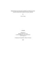 Perceptions of decision support system success : lessons from the North Central region