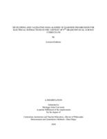 Developing and validating NGSS-aligned 3d learning progression for electrical interactions in the context of 9th grade physical science curriculum