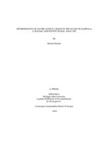 Determinants of water source choice in the slums of Kampala : a spatial and institutional analysis