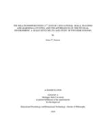 The relationship between 21st century educational goals, teaching and learning activities, and the affordances of the physical environment : a qualitative multi-case study of two high schools