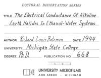 The electrical conductance of alkaline earth halides in ethanol-water systems