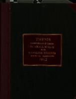 Comparative tests of small steam and gasoline engines