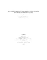 Evaluation of resistance of blumeriella jaapii to succinate dehydrogenase inhibitor fungicides