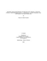 Maternal circulating immune factors and fetal growth : c-reactive protein, tumor necrosis factor - α, interleukin - 6, in mid-pregnancy and birthweight for gestational age