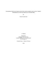 EXAMINING POLITICAL RADICALIZATION USING SIGNIFICANCE QUEST THEORY (TERRORISM JUSTIFYING IDEOLOGY FRAMEWORK)