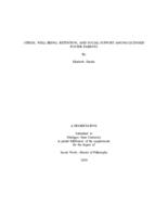 Stress, well-being, retention, and social support among licensed foster parents