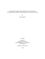 Examining economic abuse and relevant psychosocial factors among unstably housed domestic violence survivors