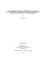 News credibility through an epistemological lens : the relationship between epistemological beliefs, perceptions of journalistic epistemology, and news credibility