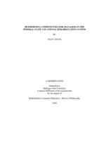 Determining Competencies for Managers in the  Federal-State Vocational Rehabilitation System