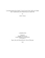 I AM DOING MORE THAN CODING : A QUALITATIVE STUDY OF BLACK WOMEN HBCU UNDERGRADUATES’ PERSISTENCE IN COMPUTING