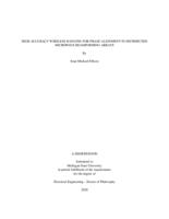 High Accuracy Wireless Ranging For Phase Alignment In Distributed Microwave Beamforming Arrays