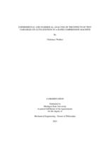 EXPERIMENTAL AND NUMERICAL ANALYSIS OF THE EFFECTS OF TEST VARIABLES ON AUTO-IGNITION IN A RAPID COMPRESSION MACHINE