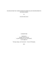 THE IMPLICATIONS THAT CHANGE IN MANUFACTURING WILL HAVE ON EMPLOYMENT OF MICHIGAN WORKERS