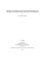 THE IMPACT OF SUPPORT CLAIMS ON CONSUMER WILLINGNESS TO PAY FOR ORIGIN AND NUTRITION LABELS : THE CASE OF TART CHERRY JUICE