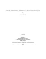 NONWORD REPETITION TASK PERFORMANCE IN PRESCHOOLERS WHO STUTTER