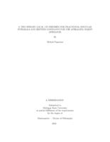 A TWO WEIGHT LOCAL TB THEOREM FOR FRACTIONAL SINGULAR INTEGRALS AND REFINED CONSTANTS FOR THE AVERAGING HARDY OPERATOR