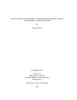 Diagrammatic and Geometric Invariants of Hyperbolic Weakly Generalized Alternating Knots