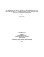 THE PRELIMINARY FEASIBILITY AND EFFICACY OF A MODIFIED DIALECTICAL BEHAVIOR THERAPY SKILLS TRAINING ON EMOTION REGULATION FOR YOUNG ADULTS WITH AUTISM SPECTRUM DISORDER