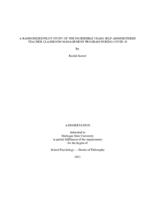 A RANDOMIZED PILOT STUDY OF THE INCREDIBLE YEARS SELF-ADMINISTERED TEACHER CLASSROOM MANAGEMENT PROGRAM DURING COVID-19