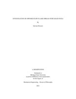 Investigation of Opposed Flow Flame Spread over Solid Fuels