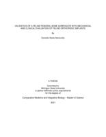 Validation of a feline femoral bone surrogate with mechanical and clinical evaluation of feline orthopedic implants