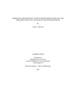 Promoting emotion regulation in preschoolers with ASD : the implementation of a systematic training procedure