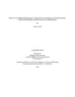 Effects of three-dimensional agriscience learning on student sense-making regarding agroecological phenomena