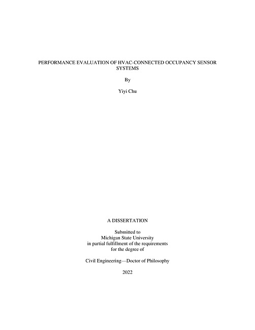 Performance evaluation of hvac-connected occupancy sensor systems