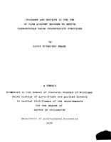 Problems and results in the use of farm account records to derive Cobb-Douglas value productivity function