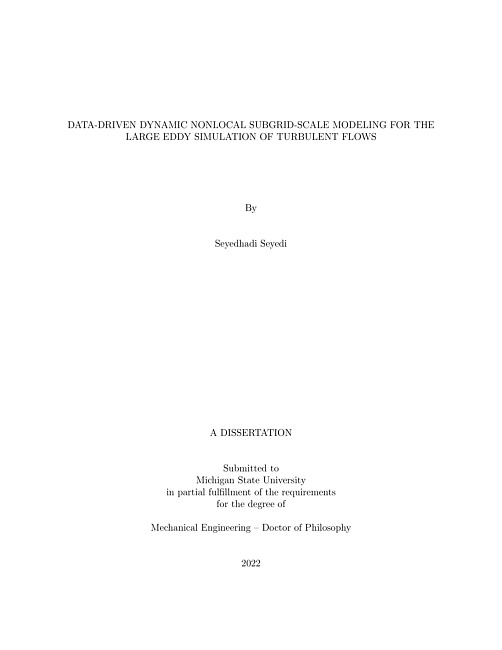 Data-driven dynamic nonlocal subgrid-scale modeling for the large eddy simulation of turbulent flows