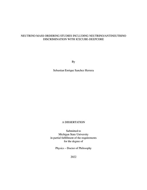 Neutrino mass ordering studies including neutrino/antineutrino discrimination with IceCube-DeepCore