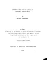 Studies on the mode of action of synthetic thyroprotein