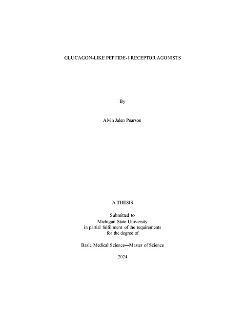 Glucagon-like Peptide-1 Receptor Agonists