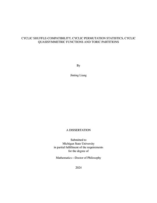 Cyclic shuffle-compatibility, cyclic permutation statistics, cyclic quasisymmetric functions and toric partitions