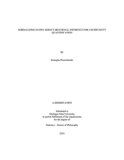 NORMALIZING FLOWS AIDED VARIATIONAL INFERENCE FOR UNCERTAINTY QUANTIFICATION