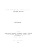 The relationship between Rh factor incompatibility and mental deficiency